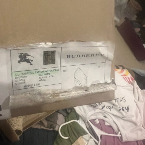 Gently used Burberry booties - Picture 7 of 7